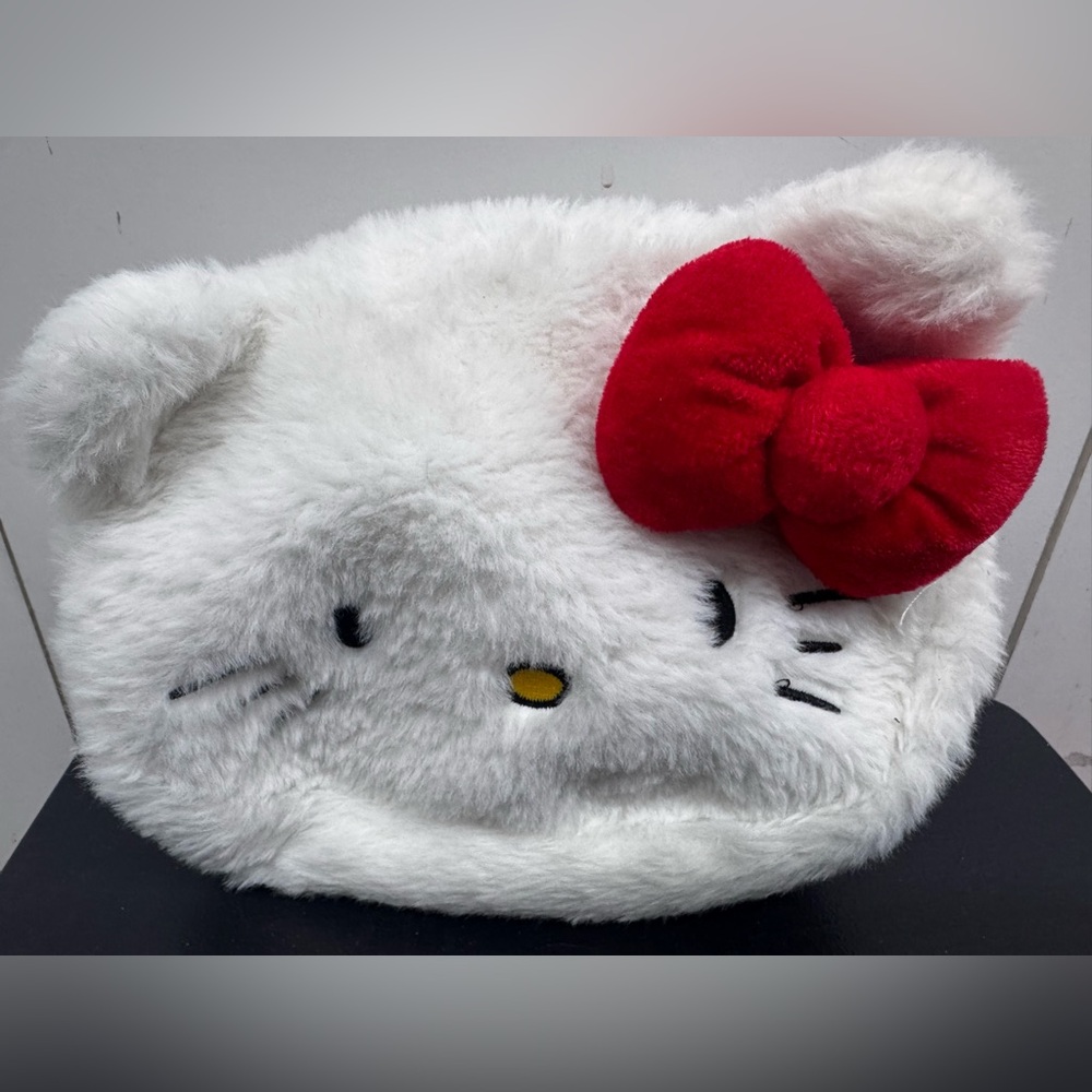 Hello Kitty Plush Cosmetics Bag